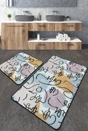 Mijölnir Juego de alfombrillas de baño Centum - 84 Multicolor